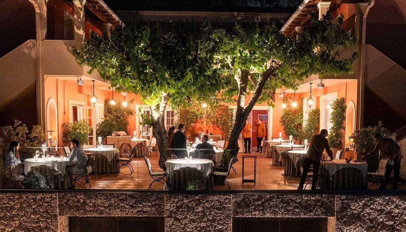 Etrusco restaurant terrace, Kato Korakiana Dassia — Greece's best restaurant